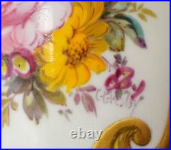 Royal Crown Derby Hand Painted Spill Vase, Artist Signed