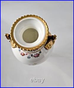 Royal Crown Derby Hand Painted Vase 8 Tall