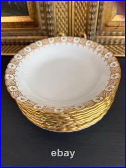 Royal Crown Derby Heraldic 6 Bowls Set Of 10. Made In England