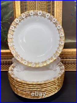 Royal Crown Derby Heraldic 6 Bowls Set Of 10. Made In England