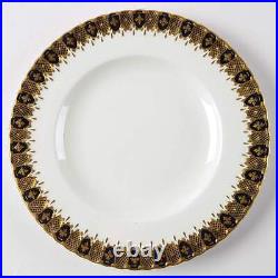Royal Crown Derby Heraldic Cobalt Blue Luncheon Plate 543524