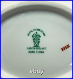 Royal Crown Derby Heraldic Gold Creamer & Sugar Bowl Bone China England NICE