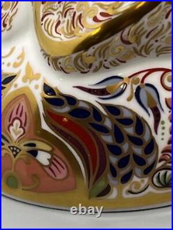 Royal Crown Derby Heraldic Lion Imari Paperweight Collection with Box