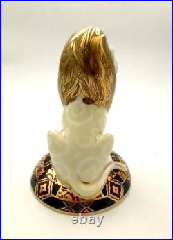 Royal Crown Derby Heraldic Lion Paperweight Goviers Limited Edition 80/2000