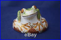 Royal Crown Derby Hop The Frog Paperweight MMXIV New / Boxed