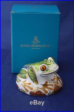 Royal Crown Derby Hop The Frog Paperweight MMXIV New / Boxed