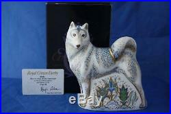 Royal Crown Derby Husky Pre-release Ltd Ed 750 Paperweight Boxed/cert