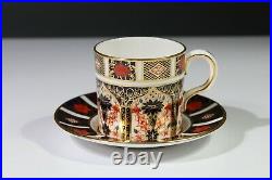 Royal Crown Derby IMARI 1128, Coffee Cup/Can & Saucer AA