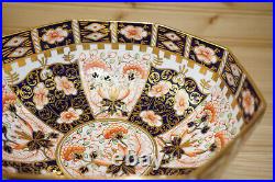 Royal Crown Derby IMARI Octagon Serving Bowl, 7 3/8 x 3 1/8 1922 (S13)