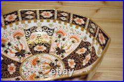 Royal Crown Derby IMARI Octagon Serving Bowl, 7 3/8 x 3 1/8 1922 (S13)