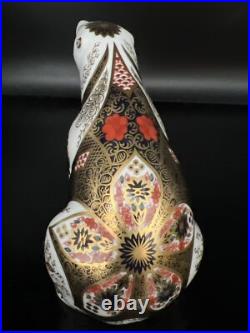 Royal Crown Derby IMARI PAPERWEIGHT COLLECTION Old Imari Polar Bear A+ CONDITION