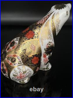 Royal Crown Derby IMARI PAPERWEIGHT COLLECTION Old Imari Polar Bear A+ CONDITION