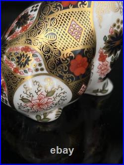 Royal Crown Derby IMARI PAPERWEIGHT COLLECTION Old Imari Polar Bear A+ CONDITION