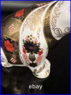 Royal Crown Derby IMARI PAPERWEIGHT COLLECTION Old Imari Polar Bear A+ CONDITION