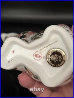 Royal Crown Derby IMARI PAPERWEIGHT COLLECTION Old Imari Polar Bear A+ CONDITION