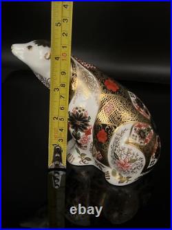 Royal Crown Derby IMARI PAPERWEIGHT COLLECTION Old Imari Polar Bear A+ CONDITION