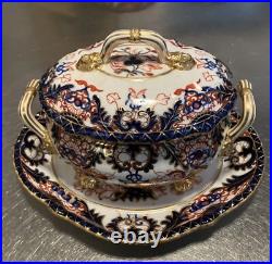 Royal Crown Derby IMARI SAUCE TUREEN/UNDERPLATE NOTTINGHAM FACTORY c. 1806-1825