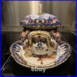 Royal Crown Derby IMARI SAUCE TUREEN/UNDERPLATE NOTTINGHAM FACTORY c. 1806-1825
