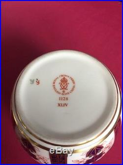 Royal Crown Derby Imari 1128 1st Quality Ginger Jar 4.5 XLIV 1981