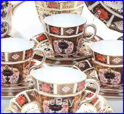 Royal Crown Derby Imari 1128, 22 Piece Tea Set, Including Teapot, 1st Quality