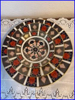 Royal Crown Derby Imari 1128 3 piece Dinner Set XLIX Mint Condition