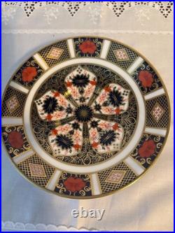 Royal Crown Derby Imari 1128 3 piece Dinner Set XLIX Mint Condition