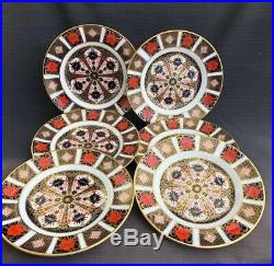 Royal Crown Derby Imari 1128 6 x 21cm Side Plates 1st Quality