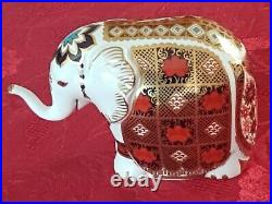 Royal Crown Derby Imari 1128 Elephant Gold Stopper 1st quality In V. G. C