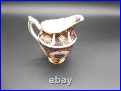 Royal Crown Derby Imari 1128 Footed Cream Pitcher