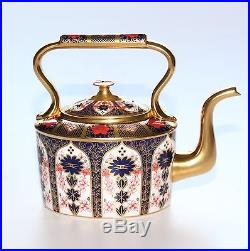 Royal Crown Derby, Imari 1128, Kettle, Solid Gold Band