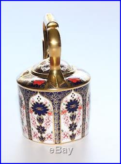 Royal Crown Derby, Imari 1128, Kettle, Solid Gold Band