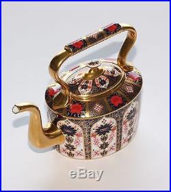 Royal Crown Derby, Imari 1128, Kettle, Solid Gold Band