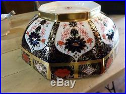 Royal Crown Derby Imari 1128 Large octagonal Salad Bowl Fruit Bowl 11