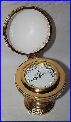 Royal Crown Derby Imari 1128 Millenium Globe Clock, Barometer & Thermometer