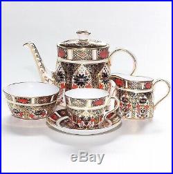 Royal Crown Derby Imari 1128 Miniature Tea Set, Including Teapot, 1st Quality