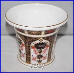 Royal Crown Derby Imari 1128 Planter/Spill Vase XLIII/1980 1st/vgc