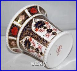 Royal Crown Derby Imari 1128 Planter/Spill Vase XLIII/1980 1st/vgc