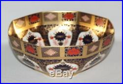 Royal Crown Derby Imari 1128 SGB 9 1/2 Octagonal Bowl LIII/1990 1st/vgc