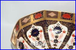 Royal Crown Derby Imari 1128 SGB 9 1/2 Octagonal Bowl LIII/1990 1st/vgc