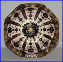 Royal Crown Derby Imari 1128 SGB 9 1/2 Octagonal Bowl LIII/1990 1st/vgc