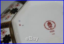 Royal Crown Derby Imari 1128 SGB 9 1/2 Octagonal Bowl LIII/1990 1st/vgc