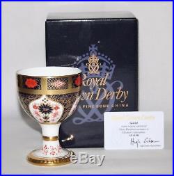 Royal Crown Derby Imari 1128 SGB Limited Edition Goblet Box/Certificate
