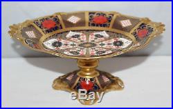 Royal Crown Derby Imari 1128 SGB Tall Oval Comport MMV/2005 1st/vgc