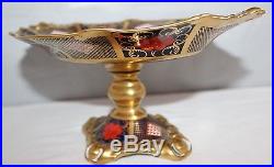 Royal Crown Derby Imari 1128 SGB Tall Oval Comport MMV/2005 1st/vgc