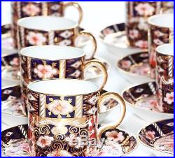 Royal Crown Derby Imari 2451, 12 X Coffee Can Duos