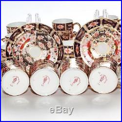 Royal Crown Derby Imari 2451, 12 X Coffee Can Duos
