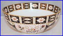 Royal Crown Derby Imari 2451 9 1/2 Footed Fruit Bowl XL/1977 1st/vgc