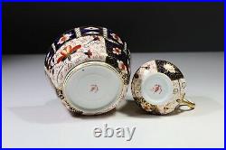 Royal Crown Derby Imari 2451 Quality Sugar Bowl & Milk Jug