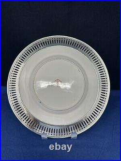 Royal Crown Derby Imari 2451 Sterling Rim Cake Server 1911