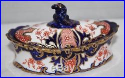 Royal Crown Derby Imari 2712 6 Piece Dressing Table Set 1898